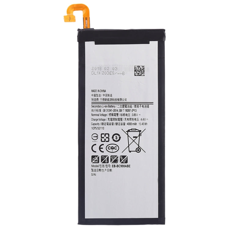 Batterie lithium-polymère 4000 mAh pour Galaxy C9, Galaxy C9