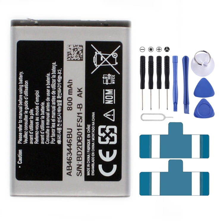 Batterie Li-ion rechargeable 800 mAh pour Galaxy C3300K / X208 / B189 / B309 / GT-C3520 / E1228 / GT-E2530, pour C3300K