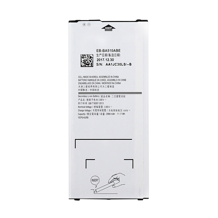 2900mAh Rechargeable Li-ion Battery for Galaxy A5 (2016), A510F, A510F/DS, A510FD, A510M, A510M/DS, A510Y