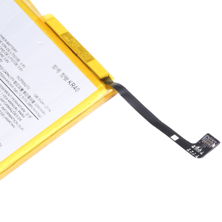 Batterie lithium-polymère de remplacement KR40 pour Motorola One Vision XT1970-1 3 500 mAh, pour Motorola One Vision