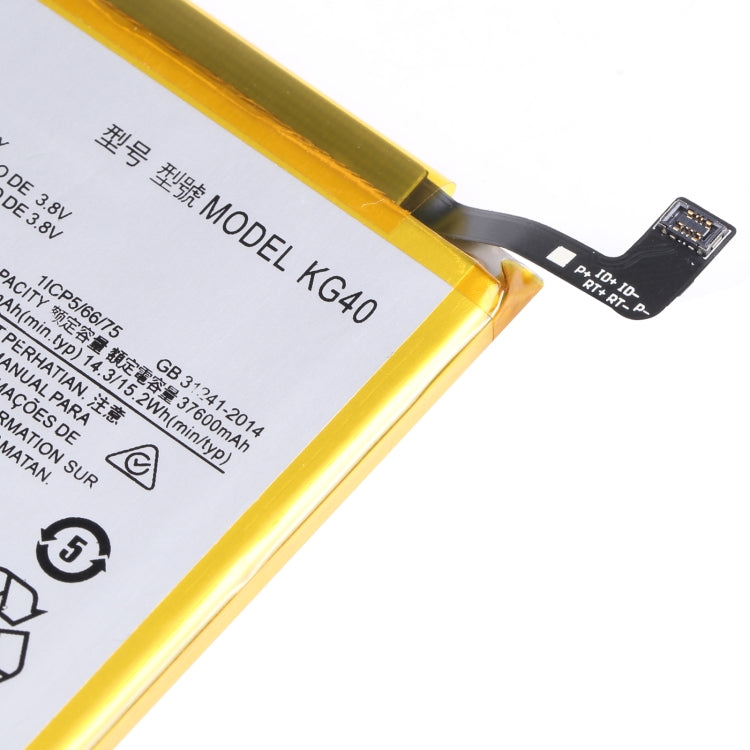 Batterie lithium-polymère de remplacement 4 000 mAh KG40 pour Motorola Moto G8 / Moto G8 Play XT2045-1/XT2015/XT2015-2, compatible avec Motorola Moto G8