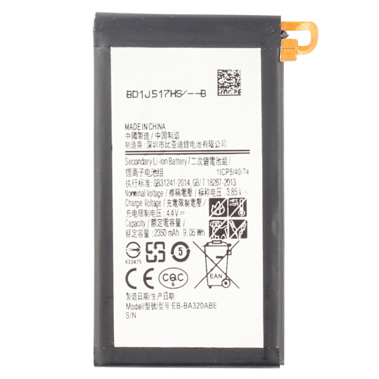 Batterie lithium-polymère 2350 mAh EB-BA320ABE pour Samsung Galaxy A3 (2017) / A320AA320F