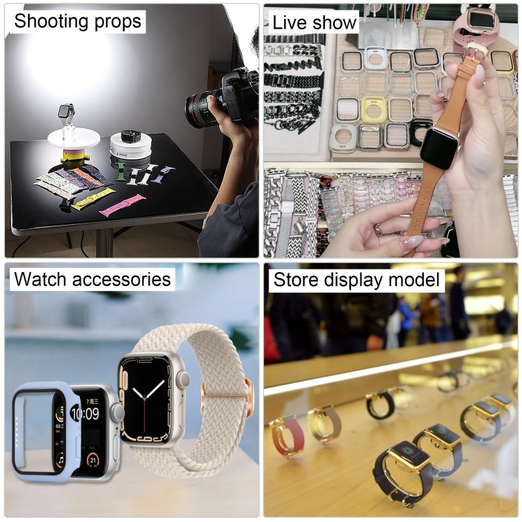 For Apple Watch Series 6 44mm Black Screen Non-Working Fake Dummy Display Model, For Photographing Watch-strap, No Watchband