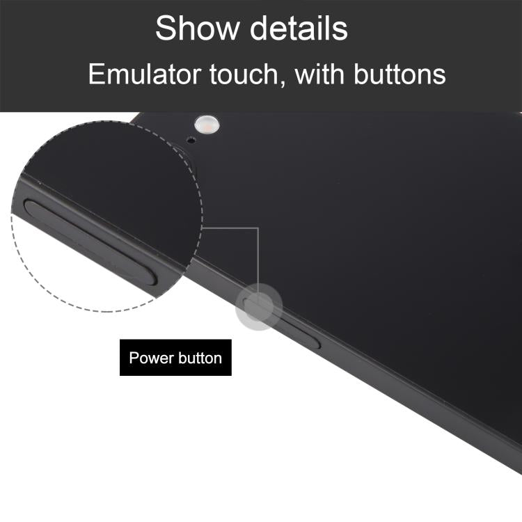 For iPhone 16e Black Screen Non-Working Fake Dummy Display Model