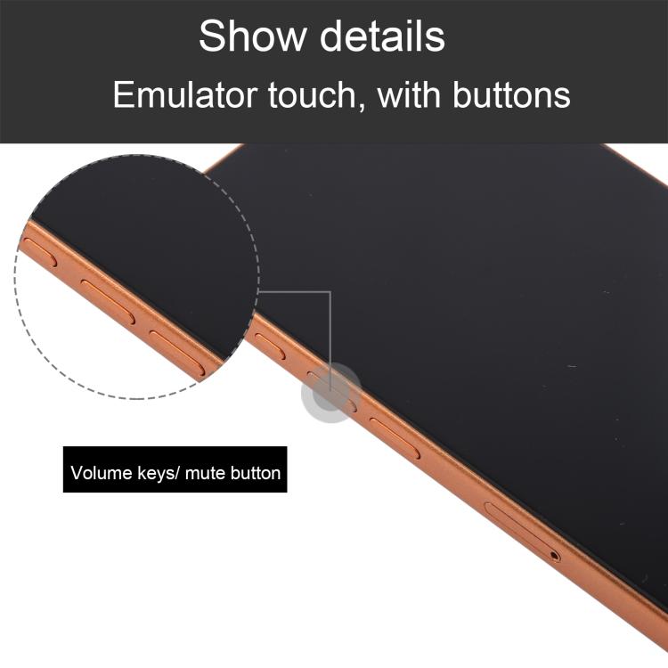 For iPhone 17 Pro Max Black Screen Non-Working Fake Dummy Display Model