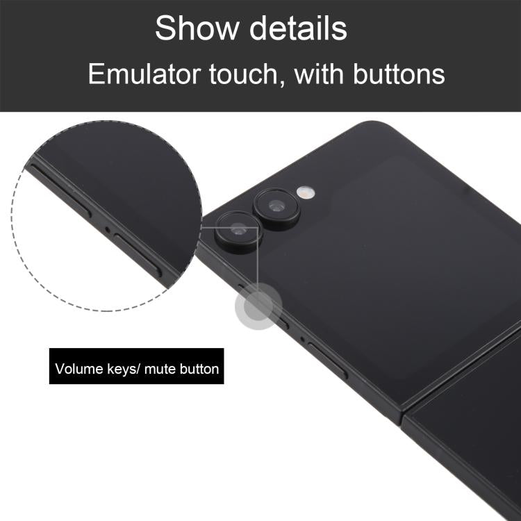 For Samsung Galaxy Z Flip7 Black Screen Non-Working Fake Dummy Display Model, For Samsung Galaxy Z Flip7 Black Screen