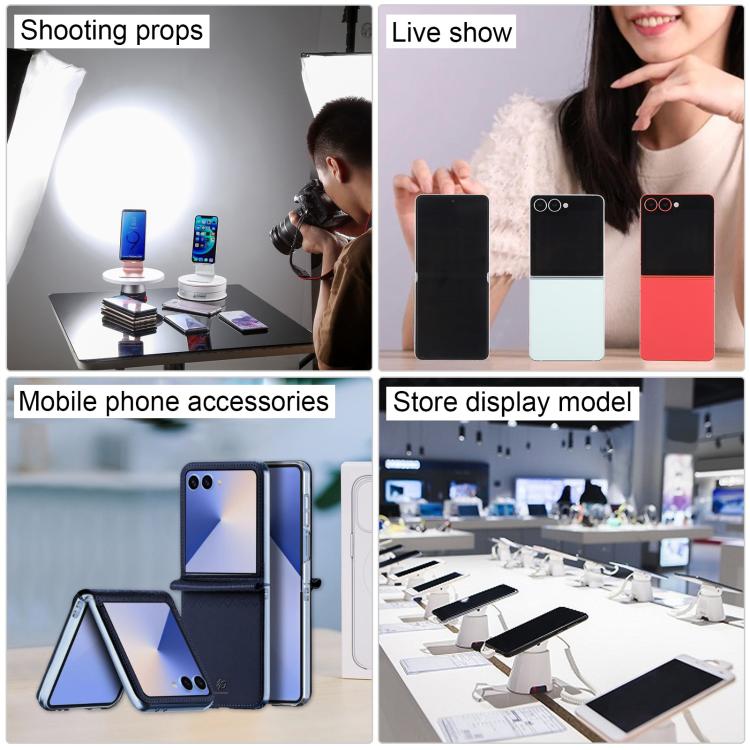 For Samsung Galaxy Z Flip7 Black Screen Non-Working Fake Dummy Display Model, For Samsung Galaxy Z Flip7 Black Screen