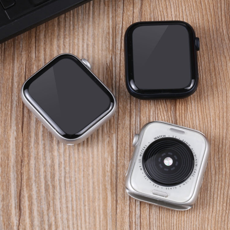 For Apple Watch SE 2022 44mm Black Screen Non-Working Fake Dummy Display Model, For Photographing Watch-strap, No Watchband