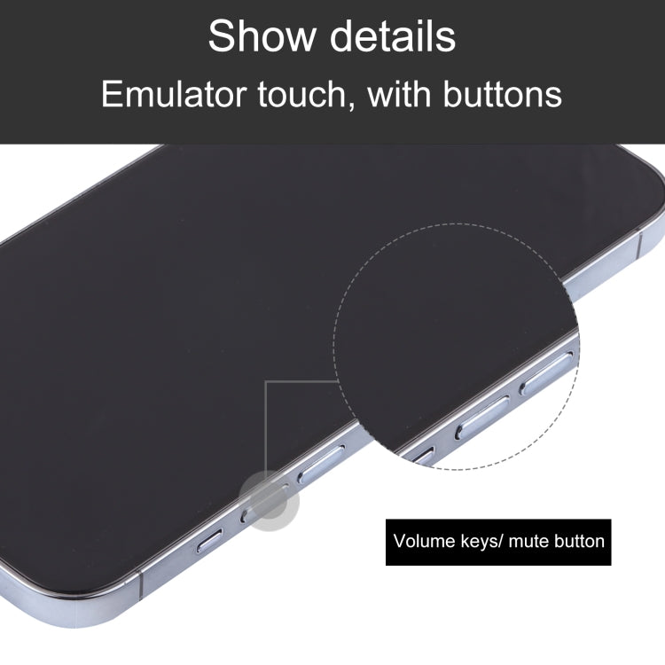 For iPhone 13 Pro Black Screen Non-Working Fake Dummy Display Model, For iPhone 13 Pro Black Screen No LOGO