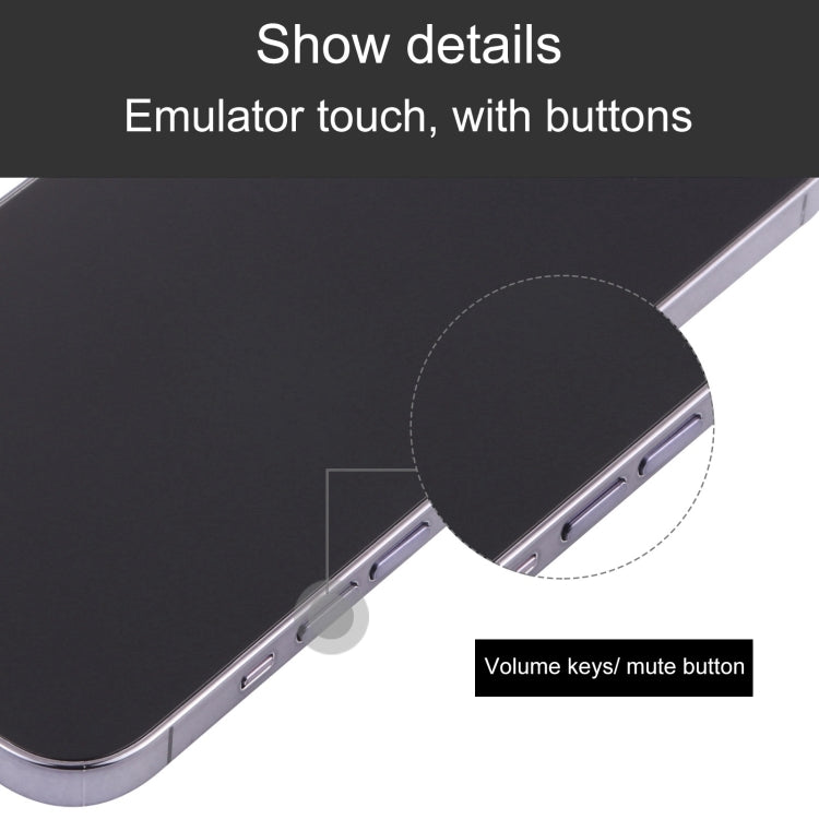 For iPhone 13 Pro Max Black Screen Non-Working Fake Dummy Display Model, For iPhone 13 Pro Max Black Screen No LOGO