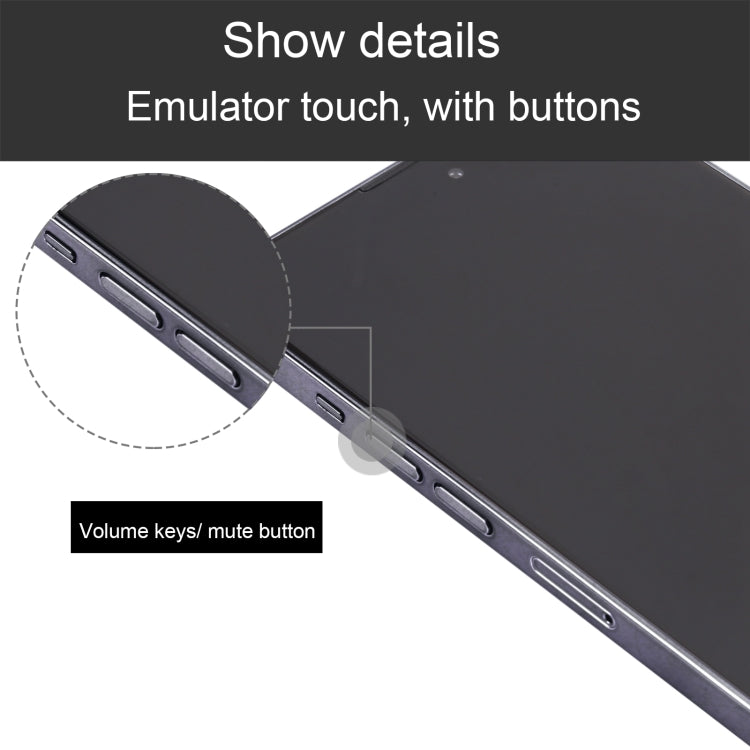 For iPhone 14 Pro Black Screen Non-Working Fake Dummy Display Model, For iPhone 14 Pro Black Screen No LOGO