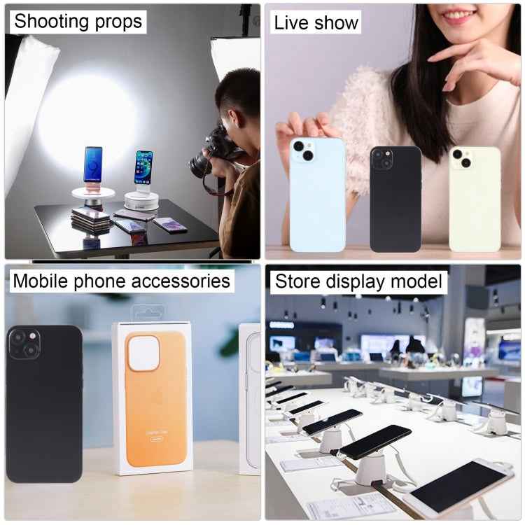 For iPhone 15 Black Screen Non-Working Fake Dummy Display Model, For iPhone 15 Black Screen No Logo