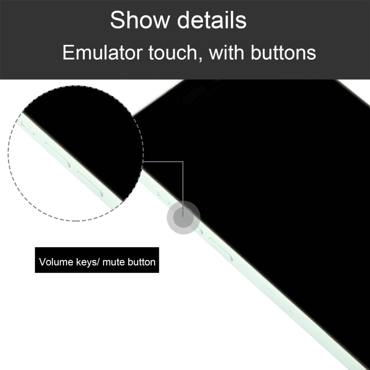 For iPhone 15 Plus Black Screen Non-Working Fake Dummy Display Model, For iPhone 15 Plus Black Screen No Logo