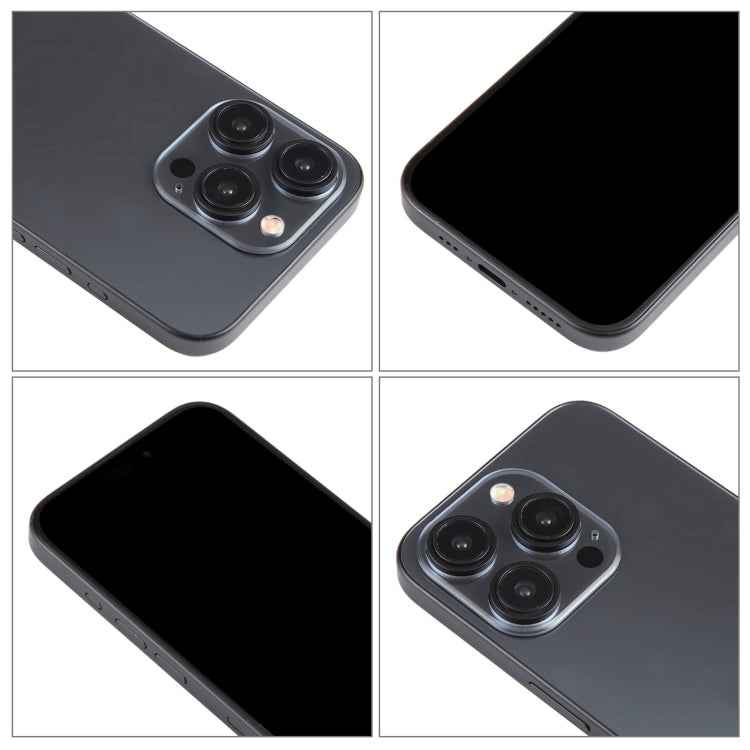 For iPhone 15 Pro Black Screen Non-Working Fake Dummy Display Model, For iPhone 15 Pro Black Screen No Logo