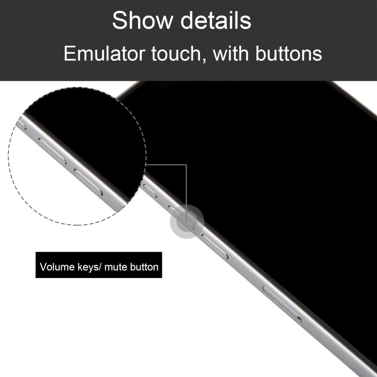 For iPhone 15 Pro Black Screen Non-Working Fake Dummy Display Model, For iPhone 15 Pro Black Screen No Logo