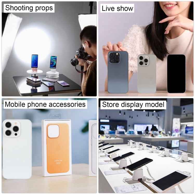 For iPhone 15 Pro Black Screen Non-Working Fake Dummy Display Model, For iPhone 15 Pro Black Screen No Logo