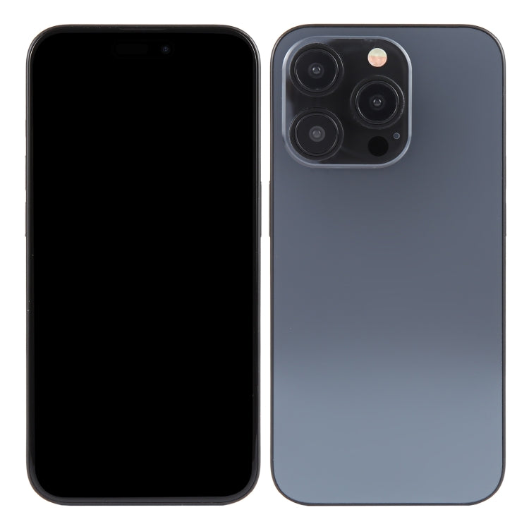 For iPhone 15 Pro Max Black Screen Non-Working Fake Dummy Display Model, For iPhone 15 Pro Max Black Screen No Logo