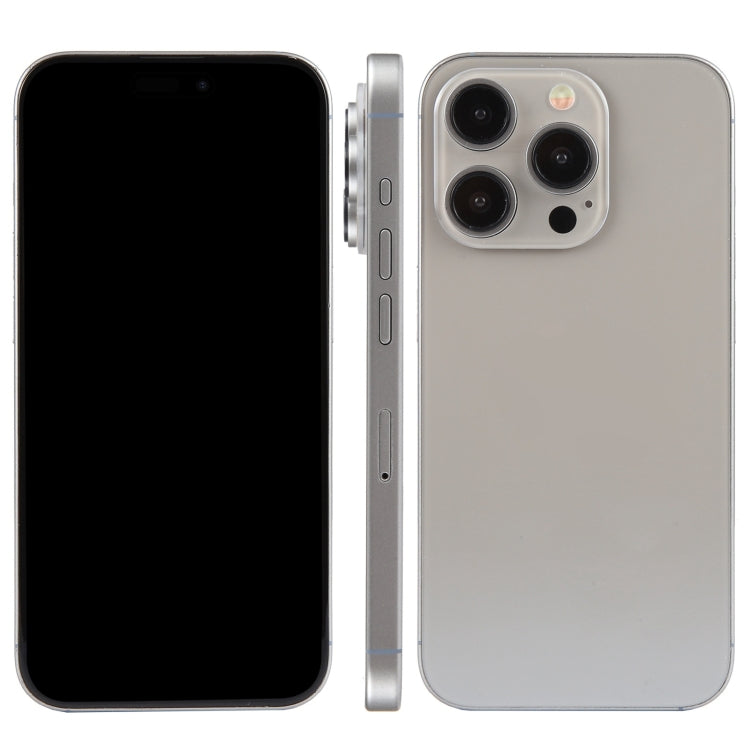 For iPhone 15 Pro Max Black Screen Non-Working Fake Dummy Display Model, For iPhone 15 Pro Max Black Screen No Logo