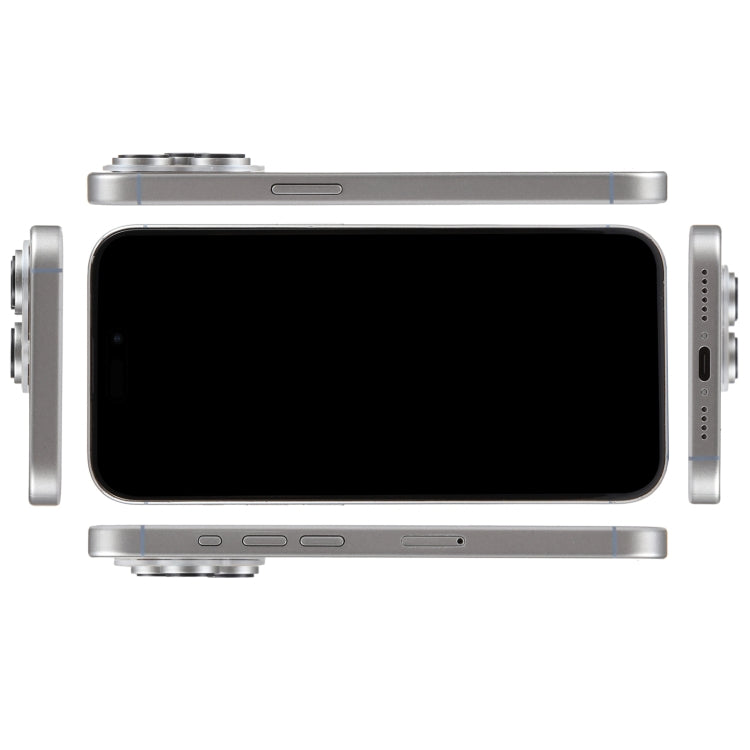 For iPhone 15 Pro Max Black Screen Non-Working Fake Dummy Display Model, For iPhone 15 Pro Max Black Screen No Logo