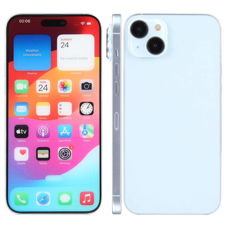 For iPhone 15 Color Screen Non-Working Fake Dummy Display Model, For iPhone 15 Color Screen