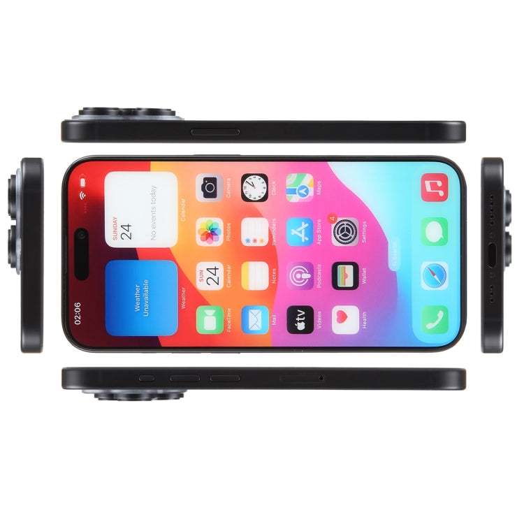 For iPhone 15 Pro Color Screen Non-Working Fake Dummy Display Model