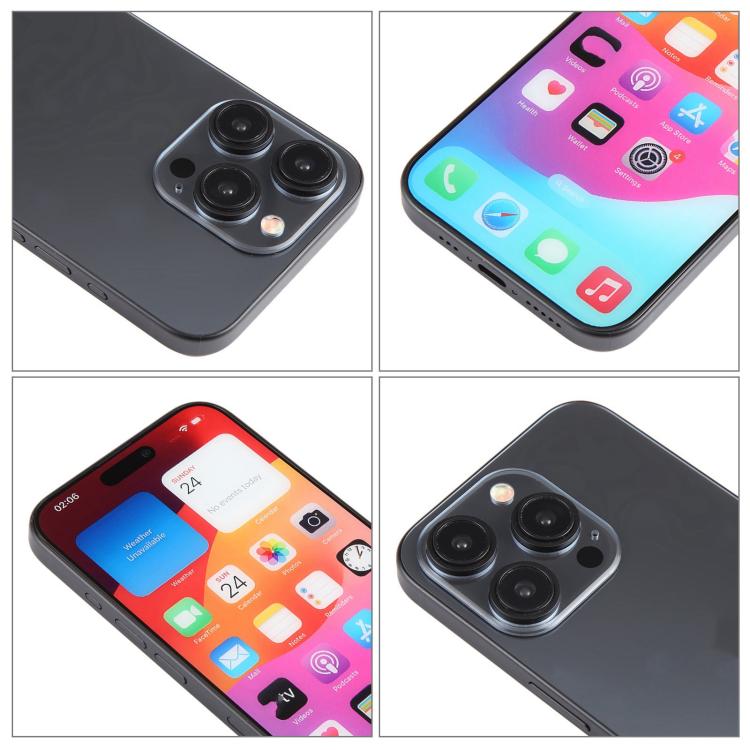 For iPhone 15 Pro Color Screen Non-Working Fake Dummy Display Model, For iPhone 15 Pro Color Screen