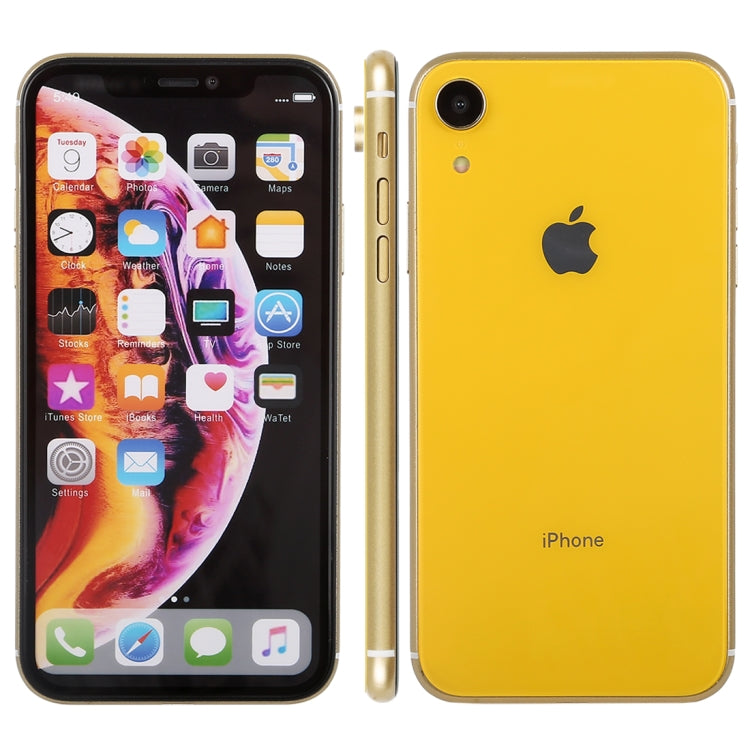 For iPhone XR Color Screen Non-Working Fake Dummy Display Model, Color Screen XR/Black, Color Screen XR/White, Color Screen XR/Yellow, Color Screen XR/Orange, Color Screen XR/Blue, Color Screen XR/Red