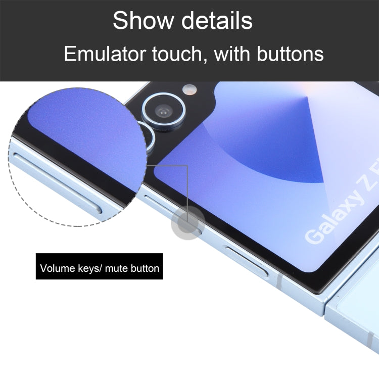 For Samsung Galaxy Z Flip6 Color Screen Non-Working Fake Dummy Display Model
