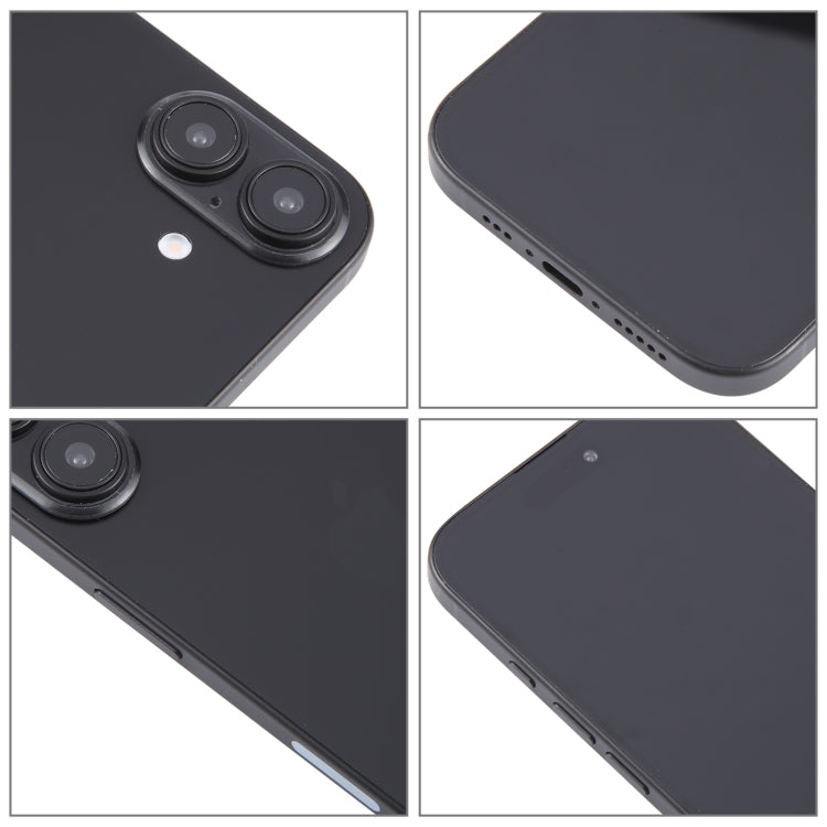 For iPhone 16 Black Screen Non-Working Fake Dummy Display Model, For iPhone 16 Black Screen