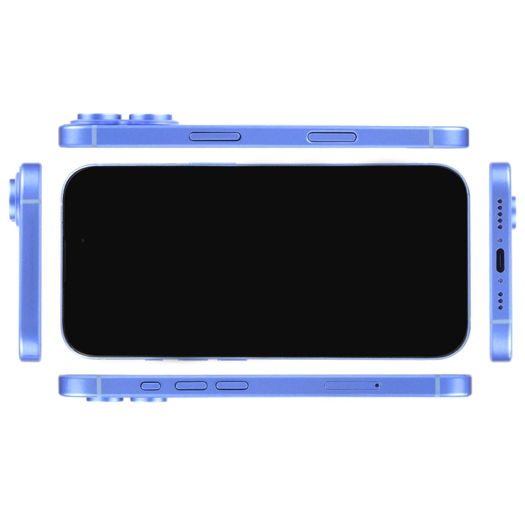 For iPhone 16 Black Screen Non-Working Fake Dummy Display Model, For iPhone 16 Black Screen