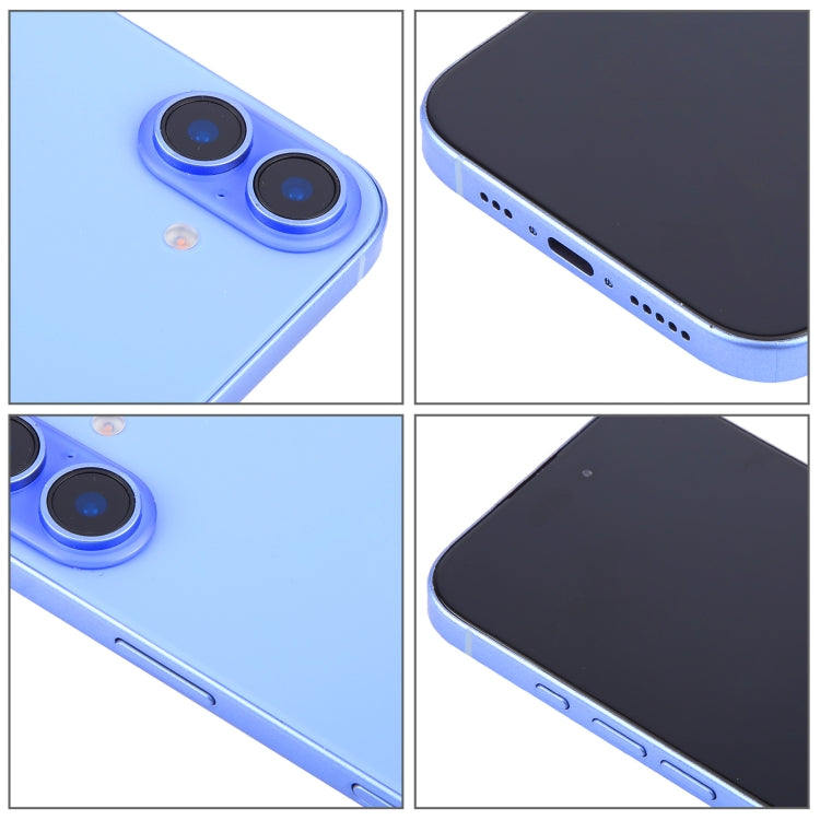 For iPhone 16 Black Screen Non-Working Fake Dummy Display Model, For iPhone 16 Black Screen