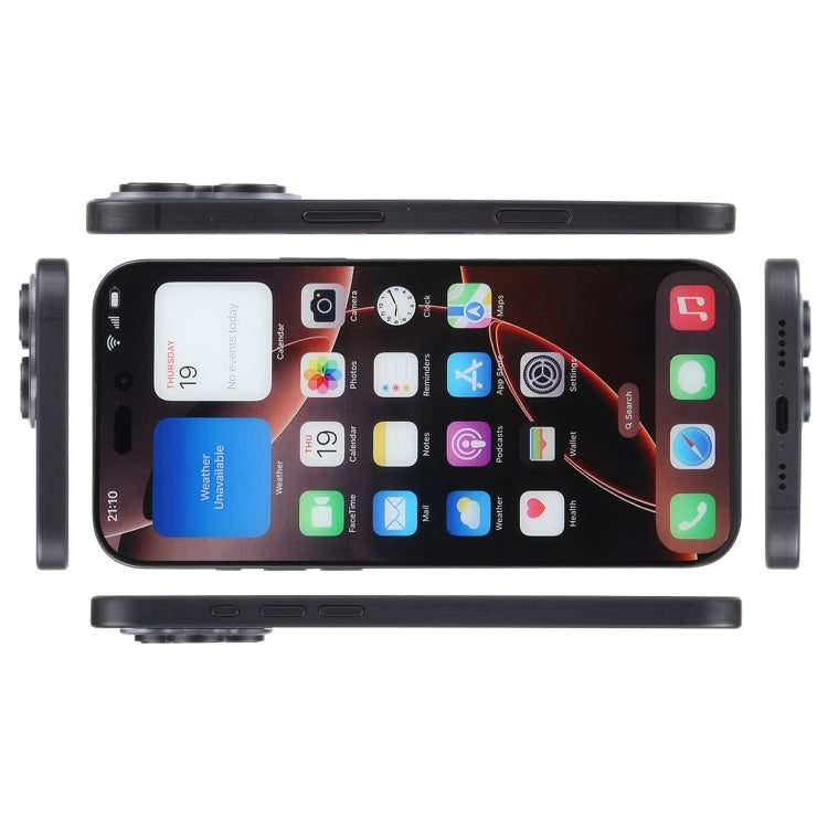 For iPhone 16 Pro Color Screen Non-Working Fake Dummy Display Model, For iPhone 16 Pro Color Screen