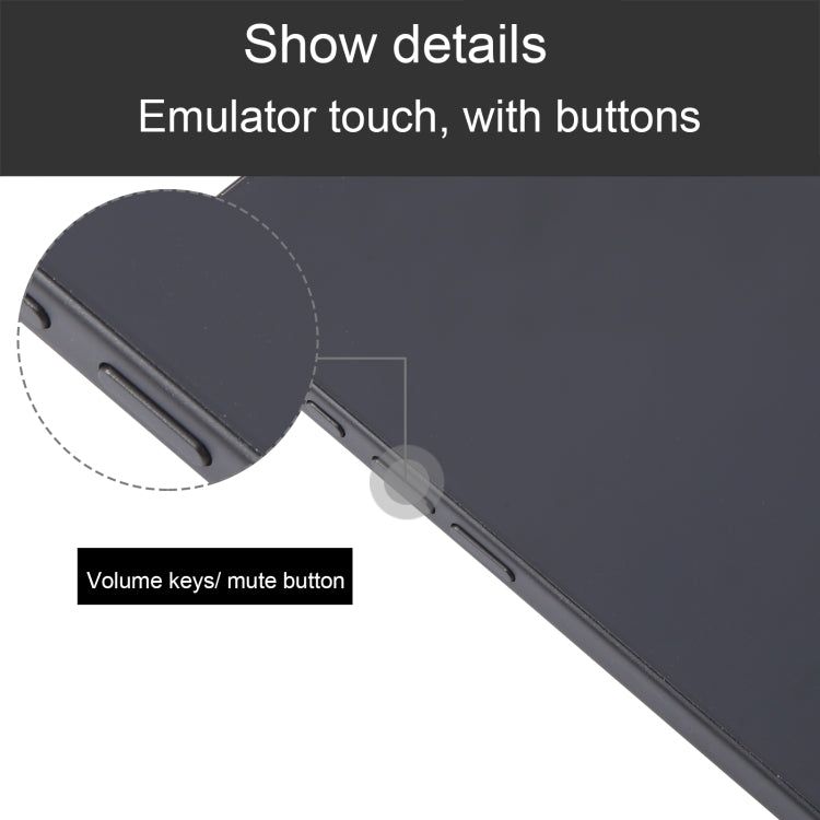 For iPhone 16 Pro Black Screen Non-Working Fake Dummy Display Model, For iPhone 16 Pro Black Screen No Brand