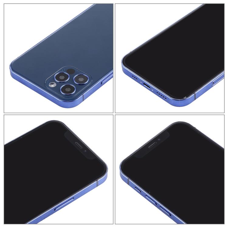 Black Screen Non-Working Fake Dummy Display Model for iPhone 12 Pro Max, Light Version, For iPhone 12 Pro Max Black Screen Light Version