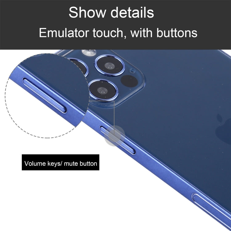 Black Screen Non-Working Fake Dummy Display Model for iPhone 12 Pro Max, Light Version, For iPhone 12 Pro Max Black Screen Light Version