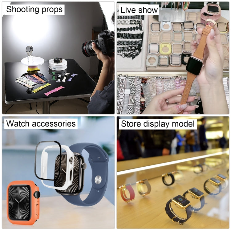 For Apple Watch Series 10 46mm Black Screen Non-Working Fake Dummy Display Model, Series 10 46mm (Black), Series 10 46mm (Blue), Series 10 46mm (Rose Gold)