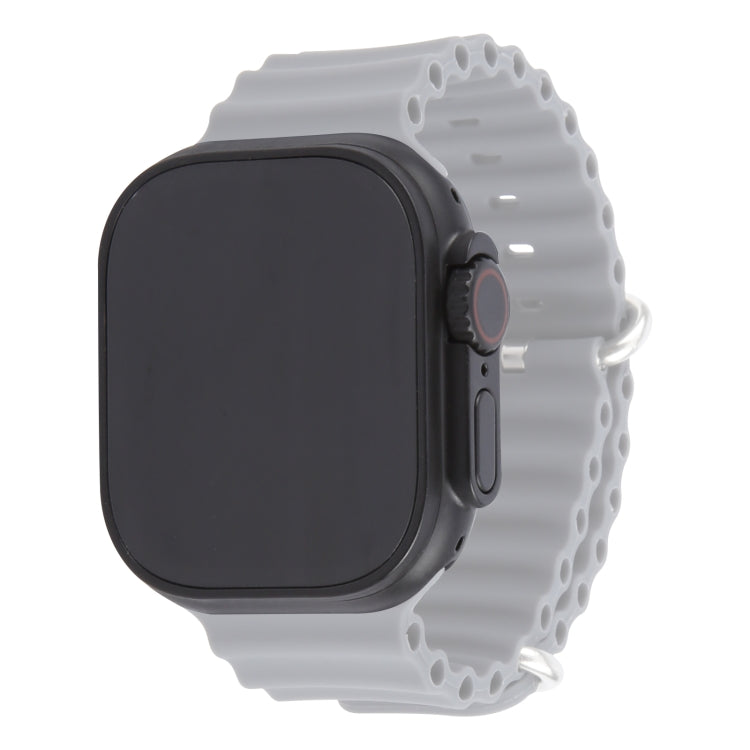 For Apple Watch Ultra 2 49mm Black Screen Non-Working Fake Dummy Display Model, For Photographing Watch-strap, No Watchband