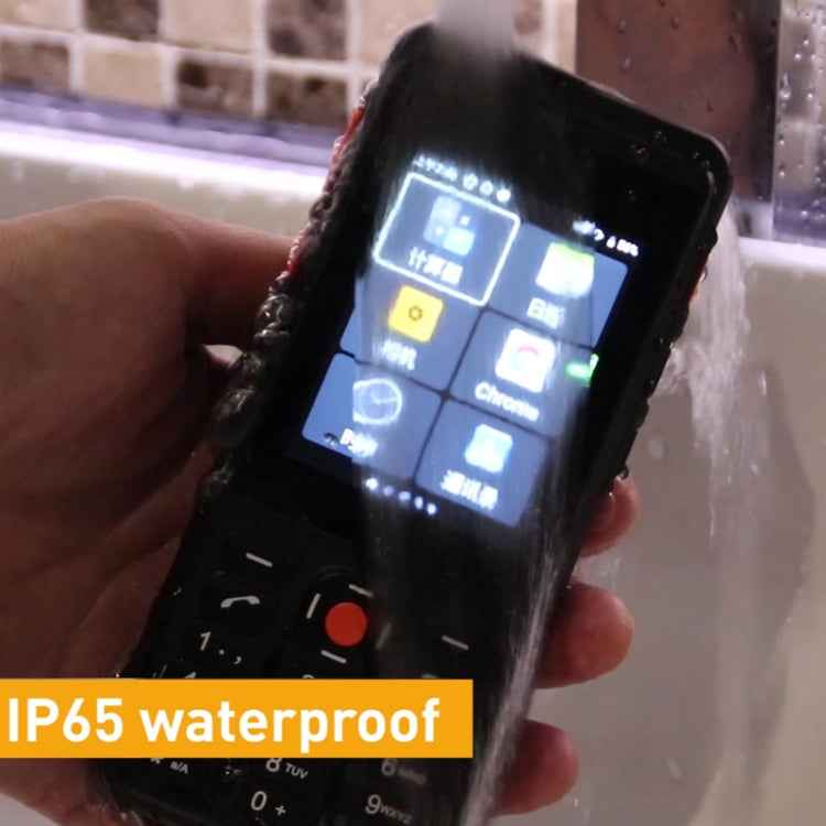 IP65 Waterproof Dustproof Shockproof, 5300mAh Battery, 2.8 inch Android 9.0 MTK6739 Quad Core up to 1.3GHz, Network: 4G, PTT