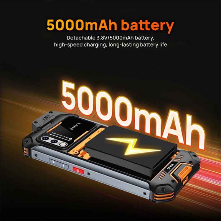 IP68 Waterproof Dustproof Shockproof, 5000mAh Battery, 6.3 inch Android 11 MTK6765 Helio P35 Octa Core up to 2.35GHz, Network: 4G, NFC, OTG