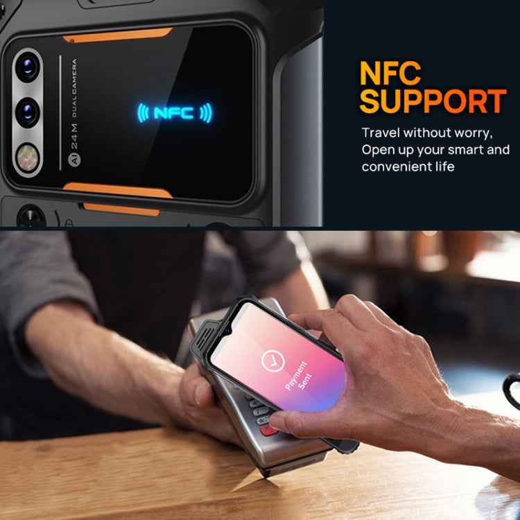 IP68 Waterproof Dustproof Shockproof, 5000mAh Battery, 6.3 inch Android 11 MTK6765 Helio P35 Octa Core up to 2.35GHz, Network: 4G, NFC, OTG