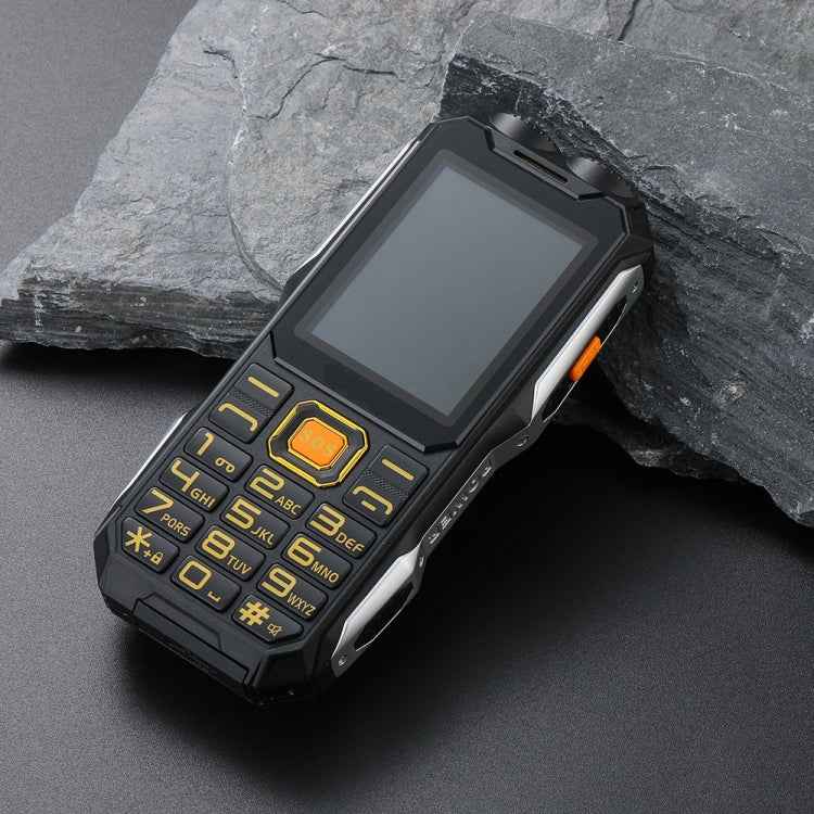 Waterproof Shockproof Dustproof, 16800mAh Battery, 2.4 inch, 21 Keys, Bluetooth, LED Flashlight, FM, SOS, Dual SIM, Network: 2G