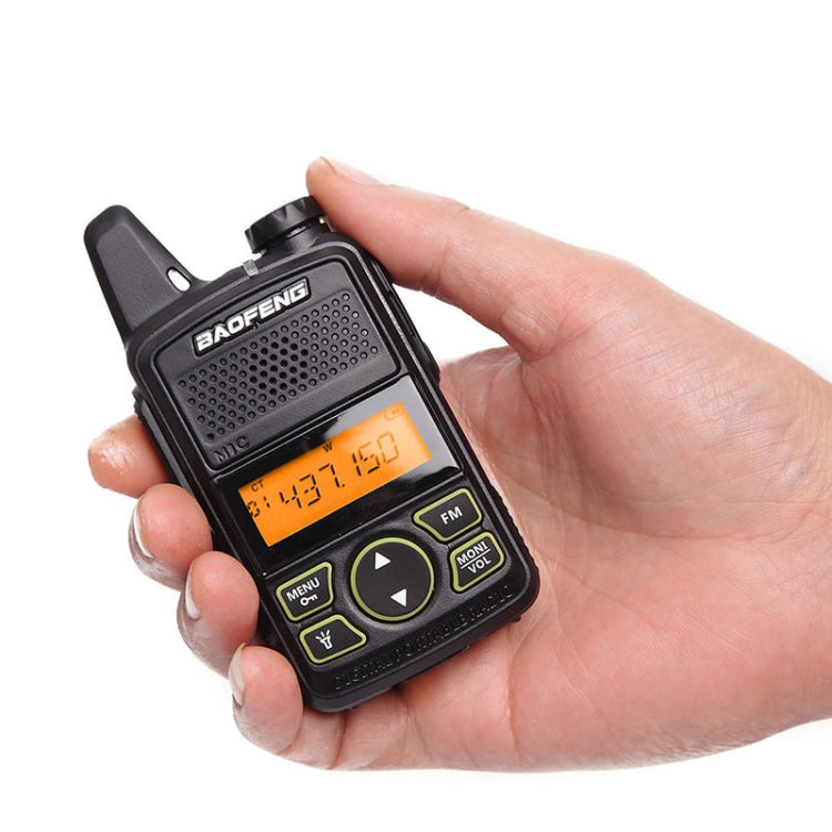 BaoFeng BF-T1 Single Band Radio Handheld Walkie Talkie, US Plug