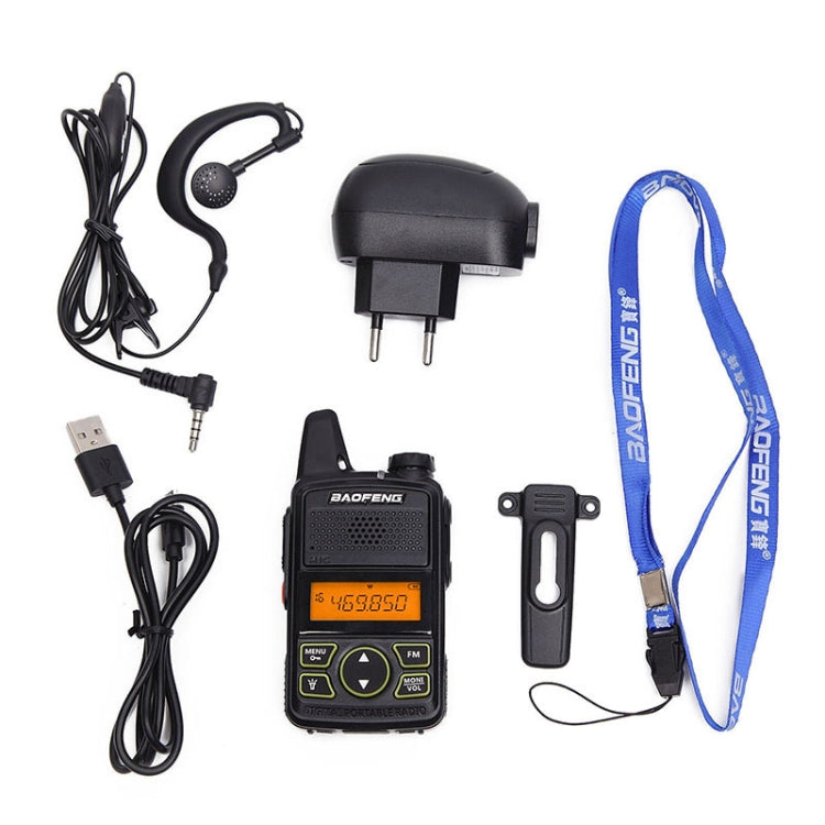 BaoFeng BF-T1 Single Band Radio Handheld Walkie Talkie, EU Plug