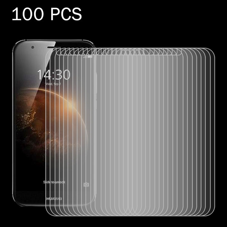 50 PCS for Huawei GX8 0.26mm 9H Surface Hardness 2.5D Explosion-proof Tempered Glass Film, No Retail Package