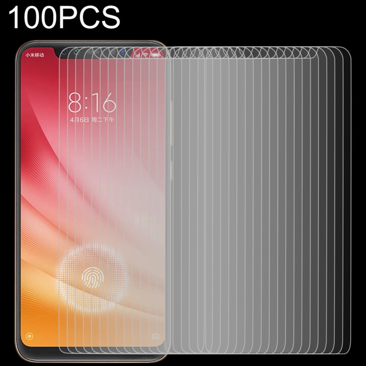 100 PCS 0.26mm 9H 2.5D Explosion-proof Tempered Glass Film for Xiaomi Mi 8 Pro, Xiaomi Mi 8 Pro (100 PCS)