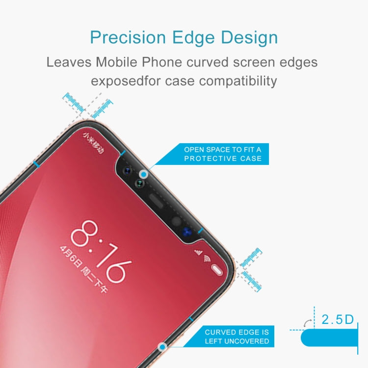 100 PCS 0.26mm 9H 2.5D Explosion-proof Tempered Glass Film for Xiaomi Mi 8 Pro, Xiaomi Mi 8 Pro (100 PCS)