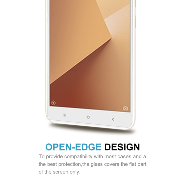 50 PCS for Xiaomi Redmi Note 5A 0.26mm 9H Surface Hardness 2.5D Explosion-proof Non-full Screen Tempered Glass Screen Film, For Redmi Note 5A