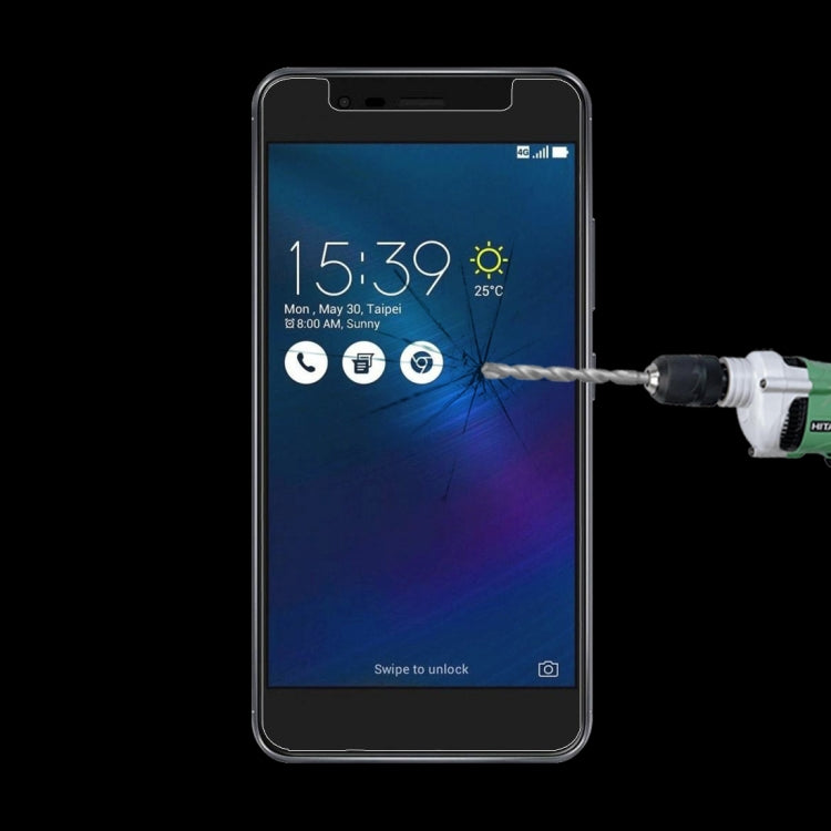 Film de protection d'écran en verre trempé antidéflagrant pour Asus ZenFone 3 Max / ZC553TL 5,5 pouces, dureté 9H, 0,26 mm, non plein écran, pour Asus ZenFone 3 Max / ZC553TL 5,5 pouces (1 pièce)