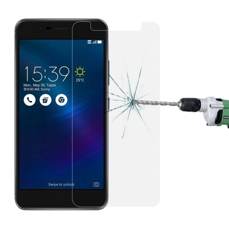 Film de protection d'écran en verre trempé antidéflagrant pour Asus ZenFone 3 Max / ZC553TL 5,5 pouces, dureté 9H, 0,26 mm, non plein écran, pour Asus ZenFone 3 Max / ZC553TL 5,5 pouces (1 pièce)