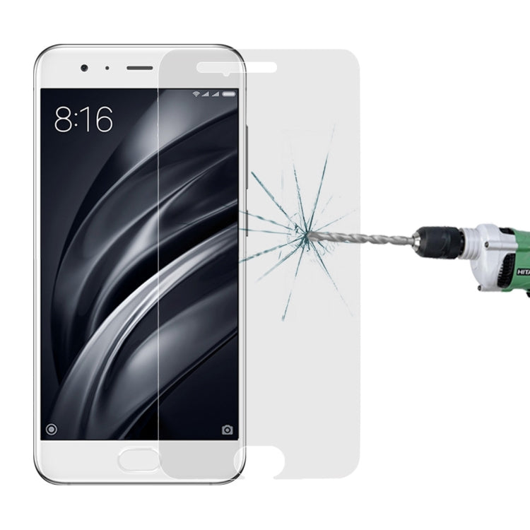 10 PCS for Xiaomi Mi 6 0.26mm 9H Surface Hardness Explosion-proof Non-full Screen Tempered Glass Screen Film, For Mi 6
